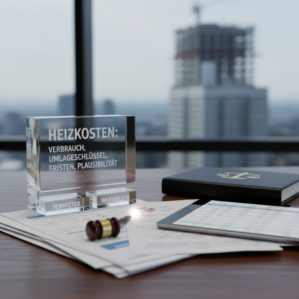 Rechtssichere Heizkostenabrechnung innerhalb der Betriebskostenabrechnung