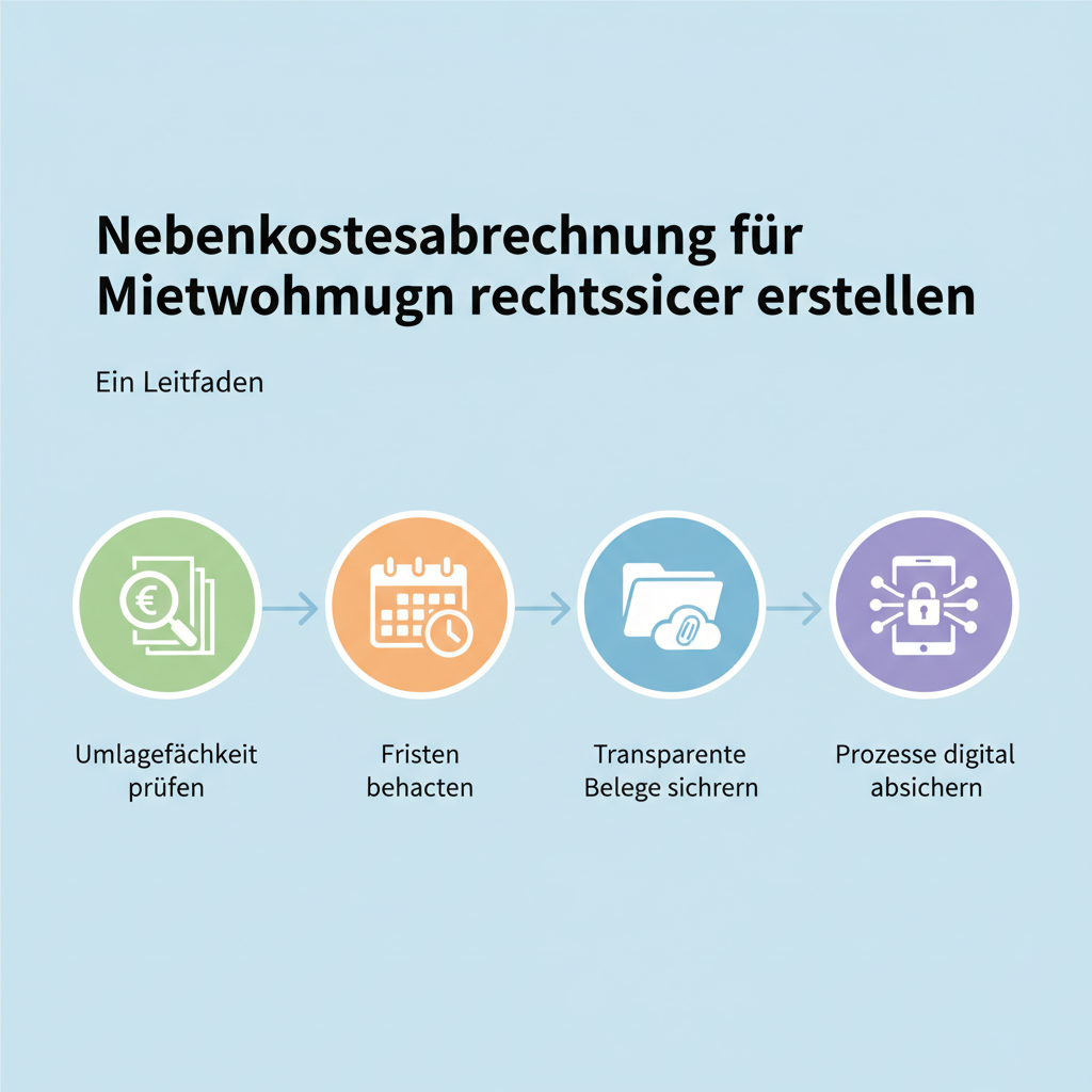 Rechtssichere Betriebskostenabrechnung für Mietwohnungen