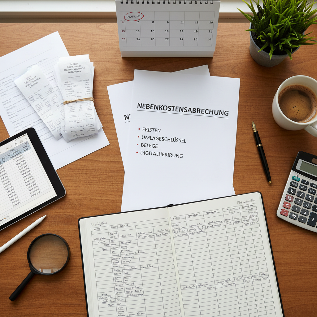 Nebenkostenabrechnung sicher und effizient erstellen
