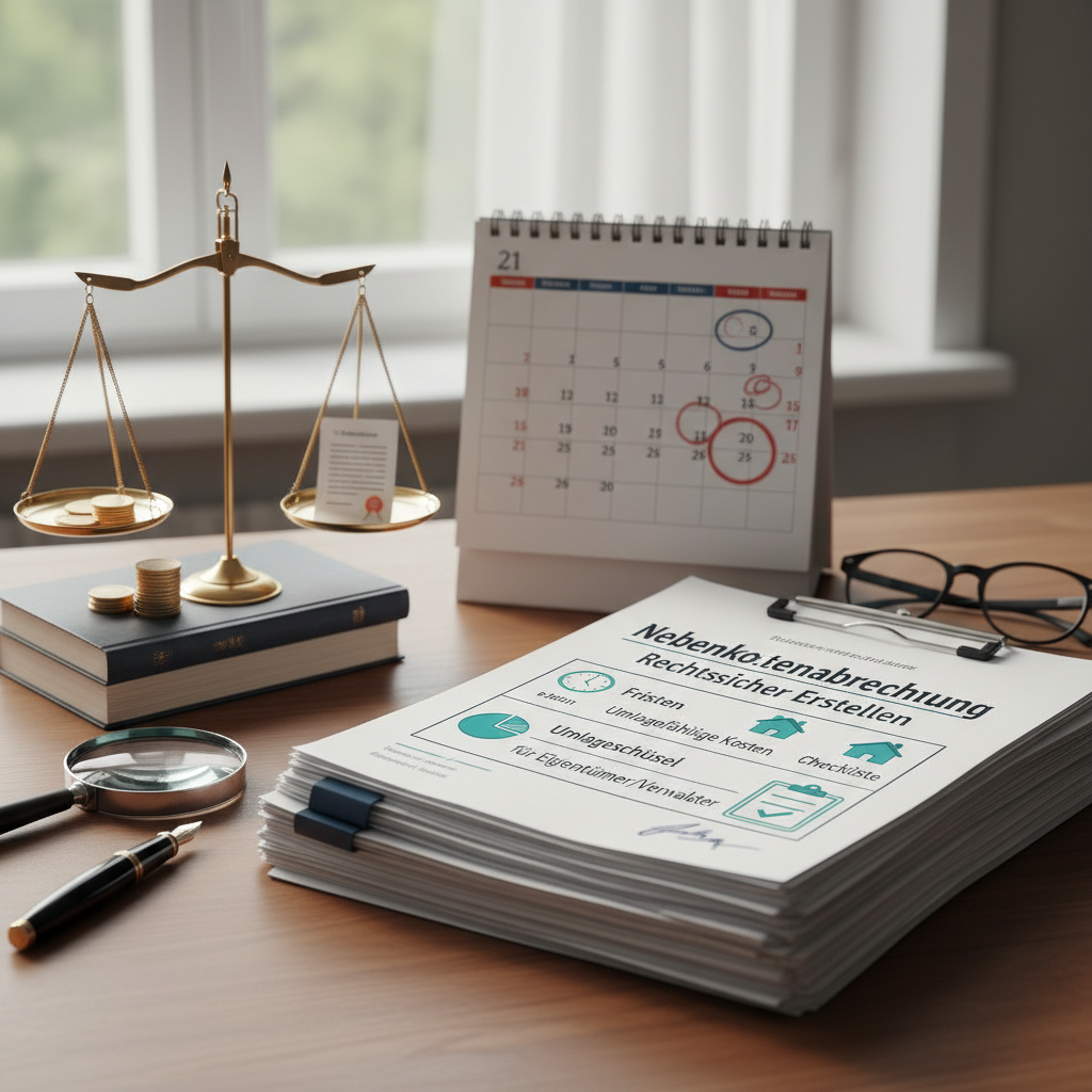 Rechtssichere Nebenkostenabrechnung nach Haus und Grund